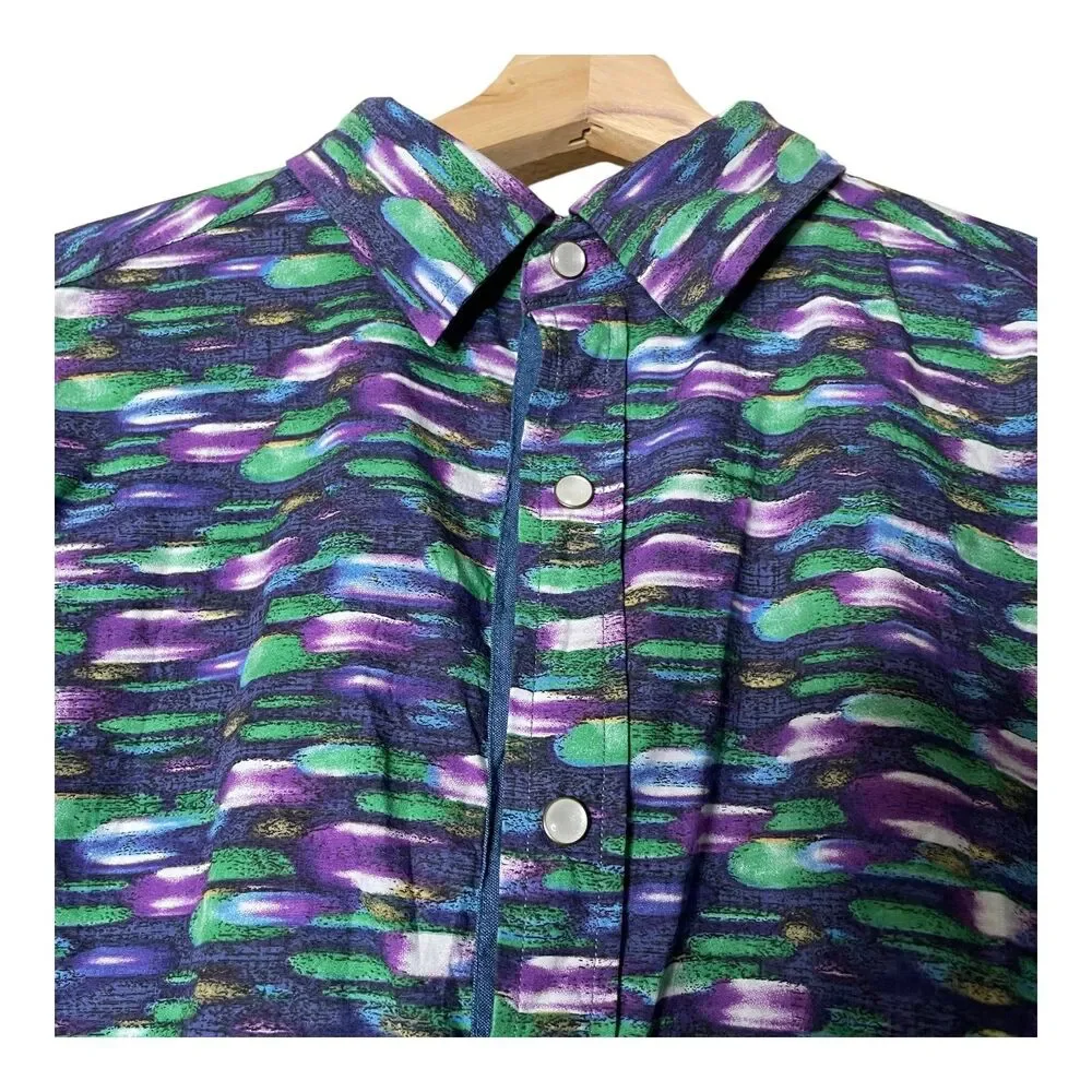 Cremieux Premium Denim Button Up Large - Picture 6 of 6